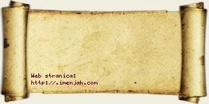 Jadranka Bzenić vizit kartica